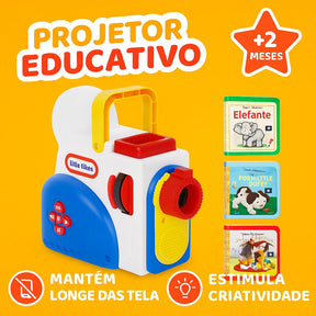 Little Tikes™ - Projetor de Historias Educativas C/ 24 Histórias