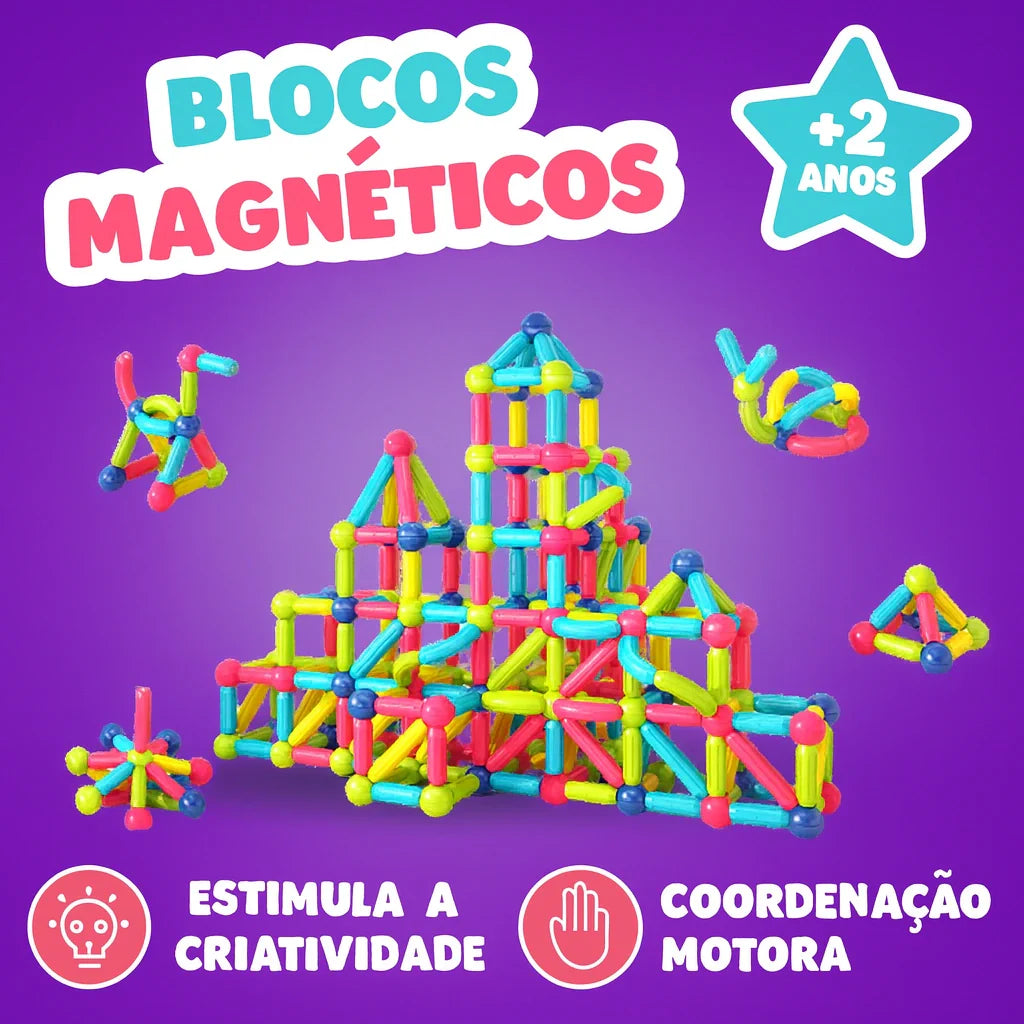 Blocos Magnéticos Bumbaloo | Imaginações em Movimento
