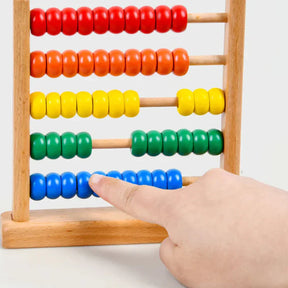 Ábaco de Madeira | Estímulo Montessori para Crianças