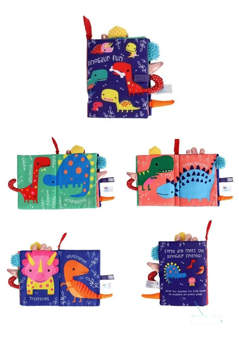 SafariBook | Livro de Pano Montessori com Caudas Divertidas